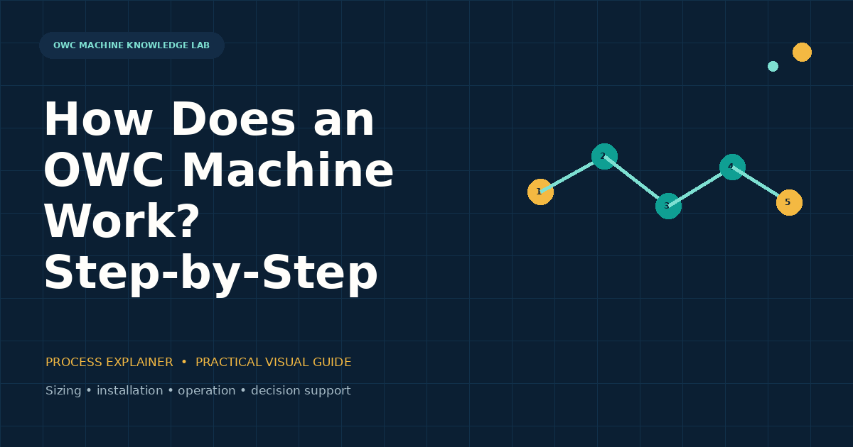 How Does an OWC Machine Work Step-by-Step Process visual guide
