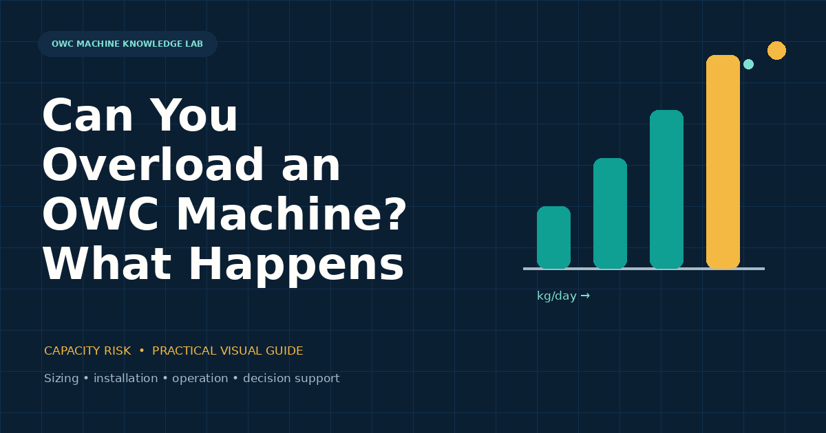 Can You Overload an OWC Machine What Happens Above Rated Capacity visual guide